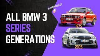 BMW 3 Series Evolution: Every Generation Explained! 🚗🔥