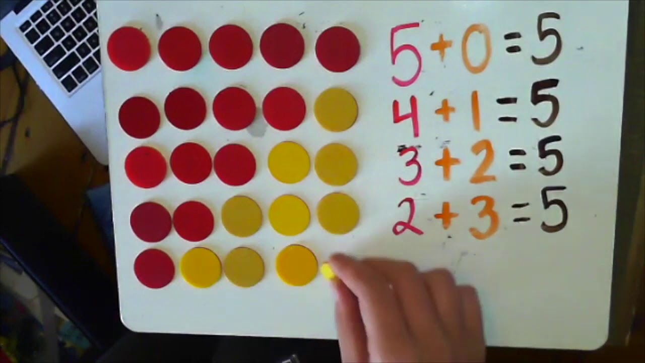 Math: Noticing Patterns in Addition Equations with the Same Sum  (enVisions 6-7)