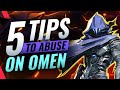 5 BEST Tips To SOLO Hard Carry as Omen - Valorant