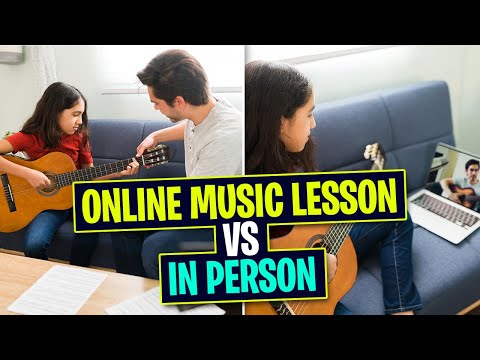 ONLINE MUSIC LESSON VS IN PERSON
