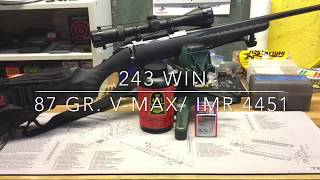 .243 Win Reloading - 87 gr. V-max and IMR 4451