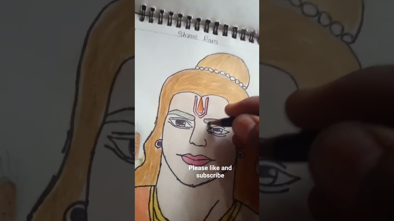 Ram Ji ki drawing 