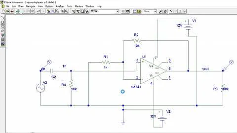Pspice| OP-amp |First order high pass filter