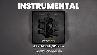 INSTRUMENTAL BEAT : Slow It Down Remix - John Mackk, 310babii
