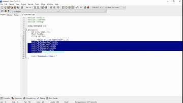 Pemrograman membuat kalkulator sederhana dengan bahasa c++
