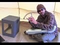 Winter camping orland wood burning camp stove gear test in a canvas tent