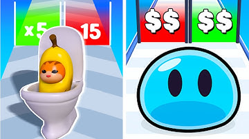 Merge Master Monster Run 3D vs Slime Run Race |⭐✅❤️✅⭐| All Level Gameplay Android iOS BJ6488