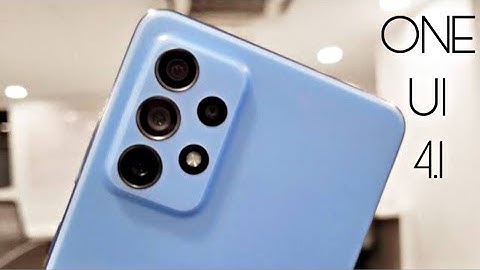 Samsung Galaxy A72 Official ONE UI 4.1 Update