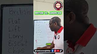 British Vs American English #englishtips #learnenglish #british #American #languages #esl