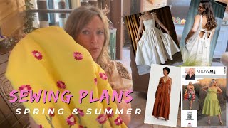 Spring \& Summer Sewing Plans | Patterns (Indie + Big 4) \& Fabric