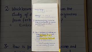 Biology 9th MCqs Chapter 1 solved Exerciseshort Questions Answers