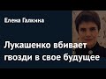 Елена Галкина: Лукашенко вбивает гвозди в свое будущее