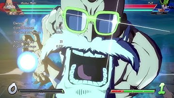 Dragon Ball FighterZ: Master Roshi ( #DBFZ_RSH ) 4.5 bar Solo TOD sparking level 1, not Limitbreak.