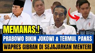 MEMANAS ! PRABOWO BIKIN JOKOWI & TERMUL PANAS WAPRES GIBRAN DI SEJAJARKAN DENGAN MENTERI.!