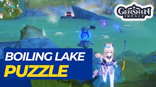 Boiling Lake Puzzle In Beryl Region | Fontaine | Genshin Impact
