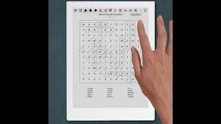 Supernote Word Search Puzzle Games - Hyperlinks Navigation Showcase