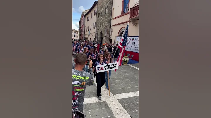 1st IPRF Precision Rifle World Championship Rimfire - US national team walking in