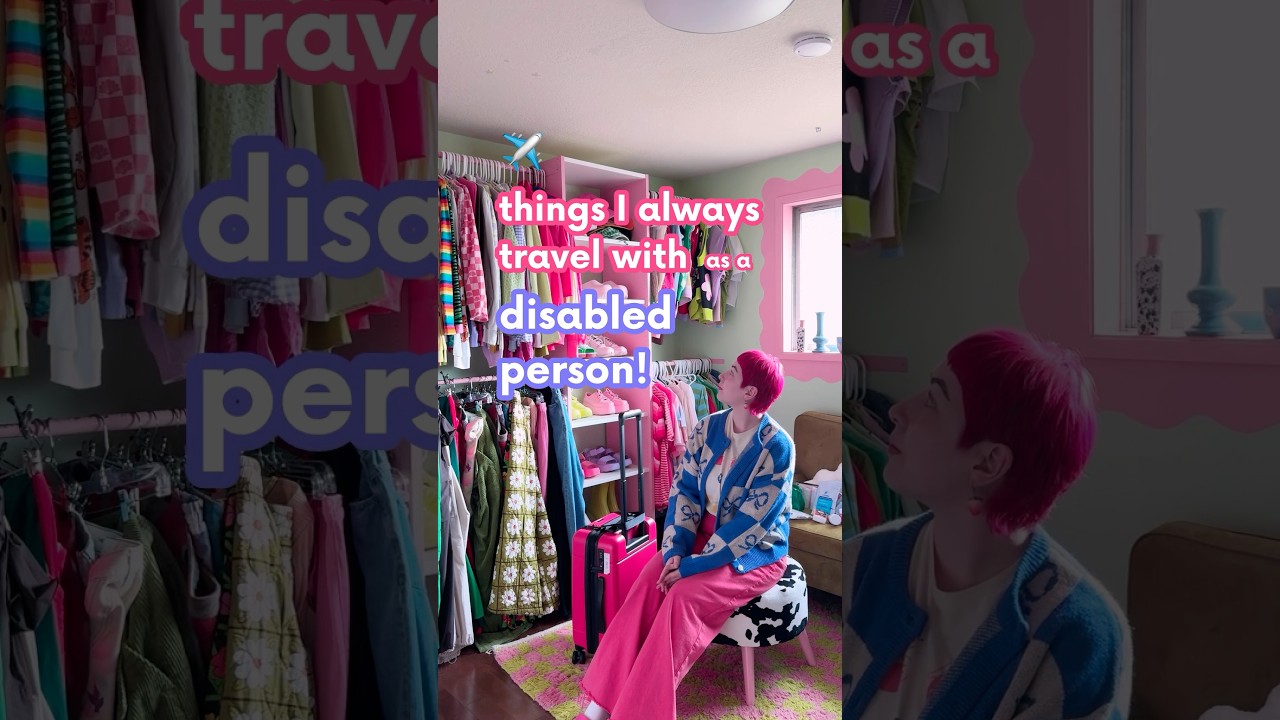 things I travel with as a disabled person! 🧳 