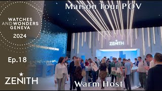 4K_Zenith Maison POV Tour: A Nightclub with watches, host and cocktail | Watches and Wonders 2024
