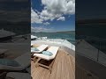 Sundeck and bow of the stunning O'MADELEINE | Frontier Yachting