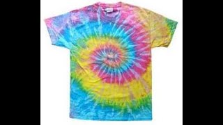 Tie-dye shirt with acrylic paint tutorial