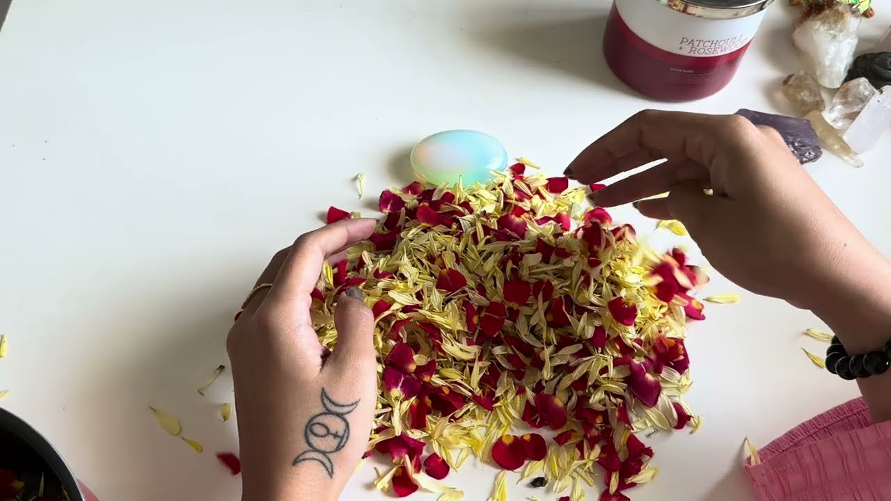 Flower petal reading- pick a pile! energy of your person towards you and the connection