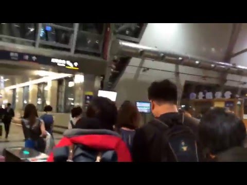 PopuLady 2016台南跨年 台南高鐵站道別