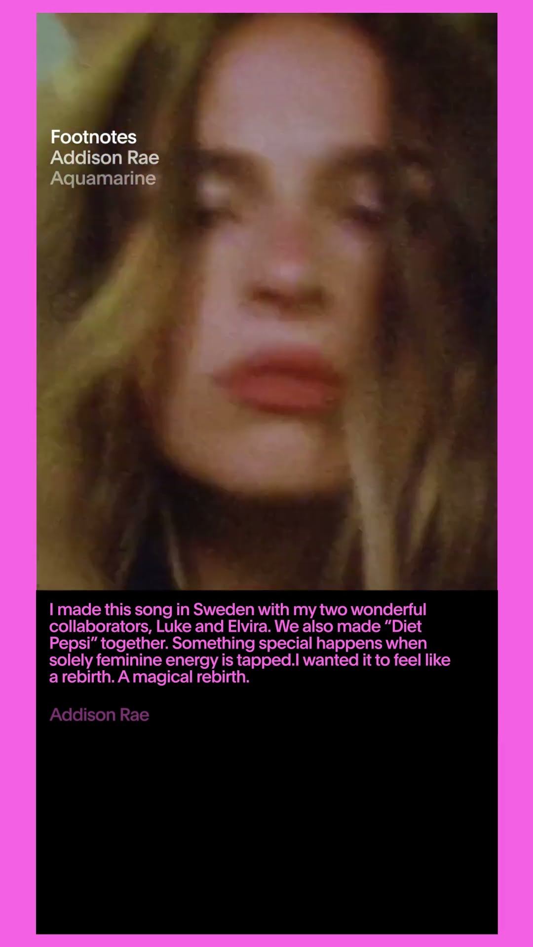 @AddisonRae - Aquamarine (Vevo Footnotes)