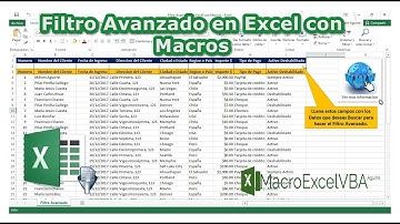Filtro Avanzado en Excel con Macros VBA