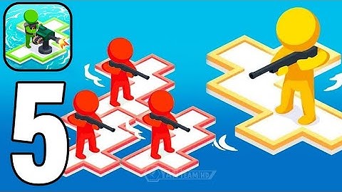 War of Rafts: Crazy Sea Battle - Gameplay Walkthrough Part 4 Expanding the Raft (Android,iOS)