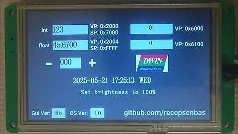 Control a DWIN/DGUS HMI with Arduino Nano — DWIN Unified Library Demo
