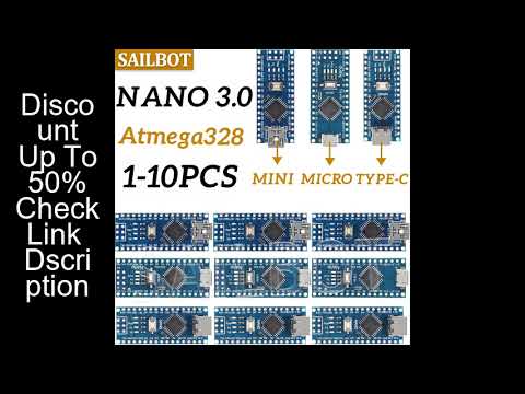 10-1PCS Nano 3.0 With the bootloader compatible controller CH340 USB driver Mini / Type-C / Micro 16