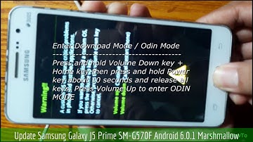 Update Samsung Galaxy J5 Prime SM-G570F Android 6.0.1 Marshmallow