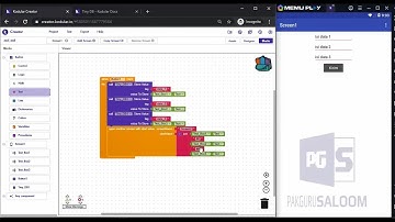 KODULAR - Mengirim banyak data dari satu screen ke screen lain dengan tinyDB