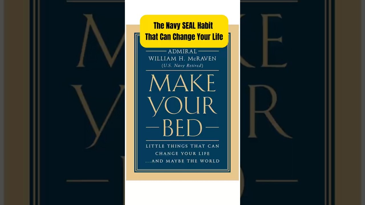 📖*Make Your Bed* by William H. mcRaven - Book Review in 60 Seconds