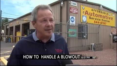 Highway Safety: How To Handle A Tire Blowout