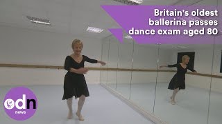 Britain's oldest ballerina passes dance exam aged 80