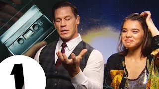 Whats That? Hailee Steinfeld Gets A Lesson In 1980S Mixtapes From John Cena For Bumblebee