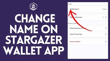 How to Change Name on Stargazer Wallet App 2024 | Name Customization on Stargazer Wallet App