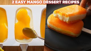 2 Easy Mango Dessert Recipes Mango Dolly Yogurt Recipes