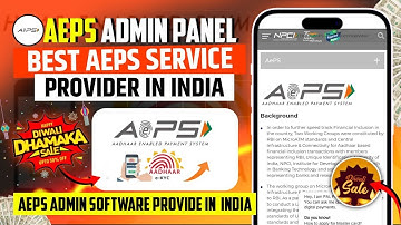 AEPS Admin Panel - Best aeps service provider in india - AEPS admin software provide in india