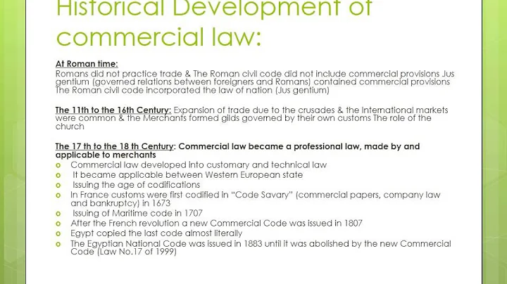 Commercial Law