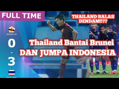Hasil Thailand U-23 Bantai Brunei Dan Jadi Lawan Indonesia Di Semifinal AFF U-23 Di Thailand