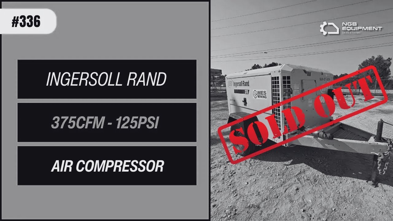 Ingersoll Rand 375CFM - 125PSI  Air Compressor | 