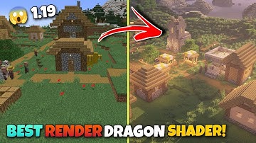 😱 Best 1.19 RENDER DRAGON Shader For MINECRAFT Pe | Best Render Dragon Shader 1.19 | TheGamerLay