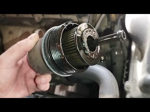 Замена моторного масла с  фильтром Ситроен ксара