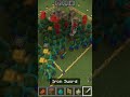 100 zombies vs 5 iron golem!! who will win #minecraft #gaming #trending
