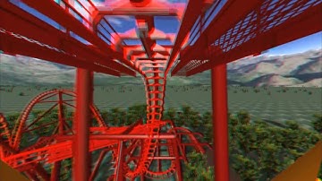 3D Rollercoaster  Falcon 3D Glasses needed No Limits Simulator