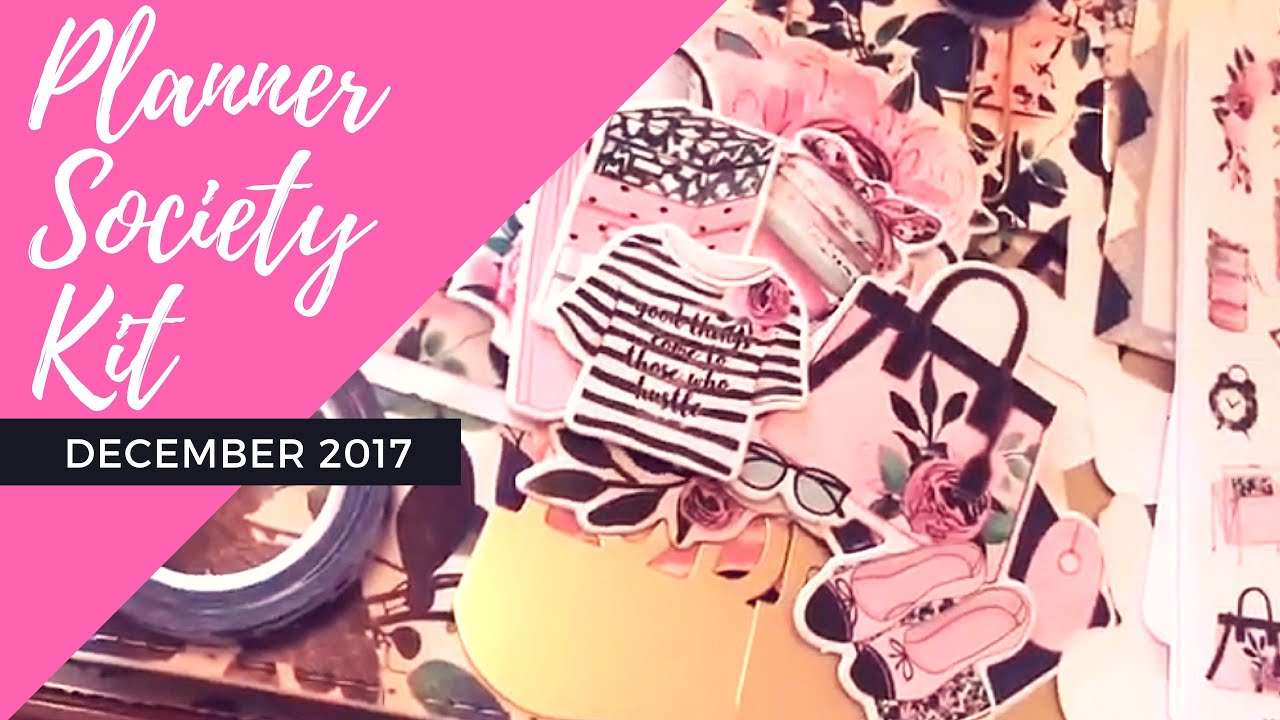 Planner Society Kit December 2017 First Look