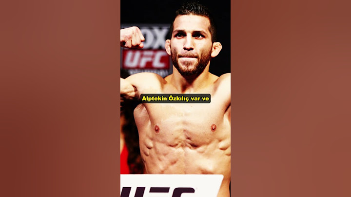 İYİ DÖVÜŞÇÜ UFC KAFESİNDE OLUR
